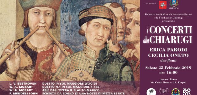 I Concerti alla Chiarugi – Erica Parodi e Cecilia Oneto, due flauti